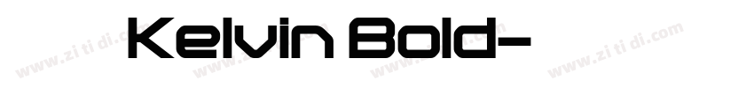 微软雅黑 Kelvin Bold字体转换